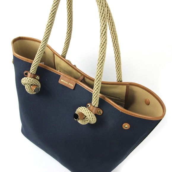 MICHAEL KORS MARITIME CANVAS ADMIRAL LARGE BEACH 5222 - Picture 2 of 7